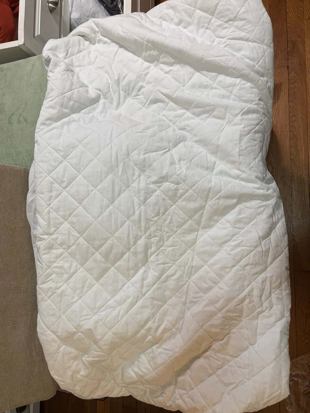Beautyrest Black White Luxury Fitted Crib Mattress Pad/Toddler Mattress Cover